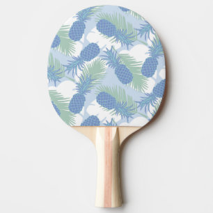 Raquette De Ping Pong Motif d'ananas tropical Pastel