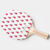 Raquette De Ping Pong Motif de ananas rose et blanc (Côté)