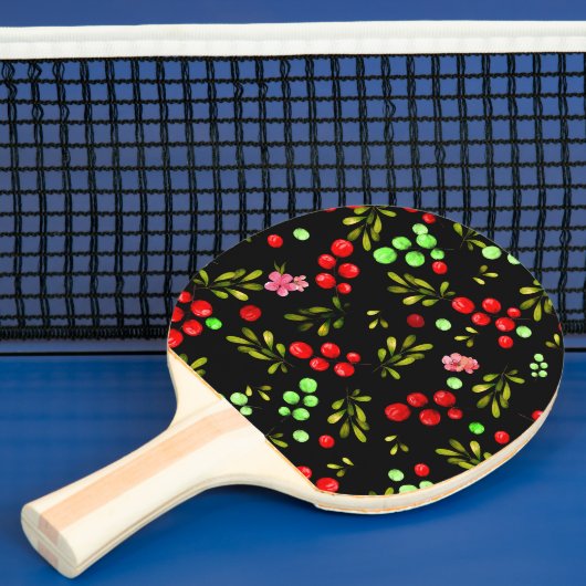 Raquette De Ping Pong Motif de Baies (Insitu)