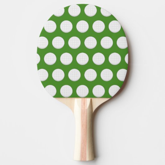 Raquette De Ping Pong Motif de balle de golf (Devant)