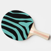 Raquette De Ping Pong Motif de bandes d'impression Zebra (Côté)