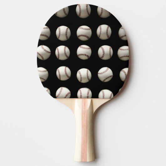 Raquette De Ping Pong Motif de baseball (Devant)