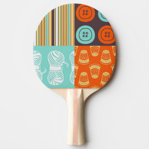 Raquette De Ping Pong motif de Bruit-art - cousant