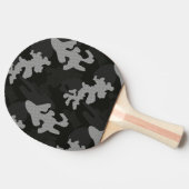 Raquette De Ping Pong Motif de camouflage noir (Côté)