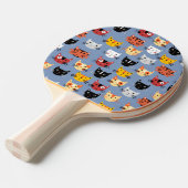 Raquette De Ping Pong Motif de chats mignons (Devant Angle)