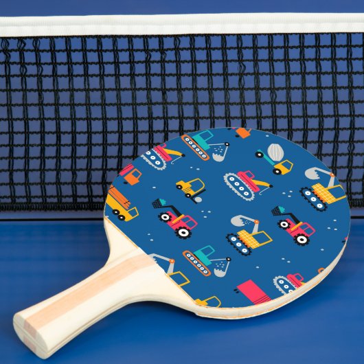 Raquette De Ping Pong Motif de déplacement de construction mûre (Insitu)