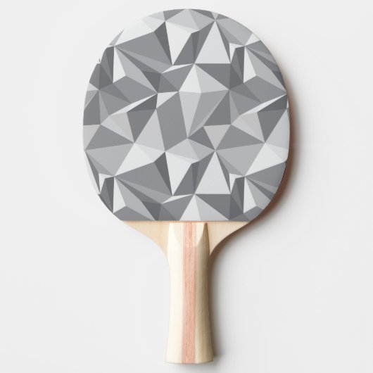Raquette De Ping Pong Motif de diamant - polygone abstrait (Devant)