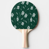 Raquette De Ping Pong motif de feuille (Devant)