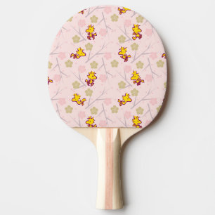 Raquette De Ping Pong Motif de fleurs de cerisiers roses Woodstock