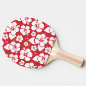 Raquette De Ping Pong Motif de fleurs de ketmie (Côté)