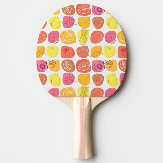 Raquette De Ping Pong Motif de fruit (Devant)