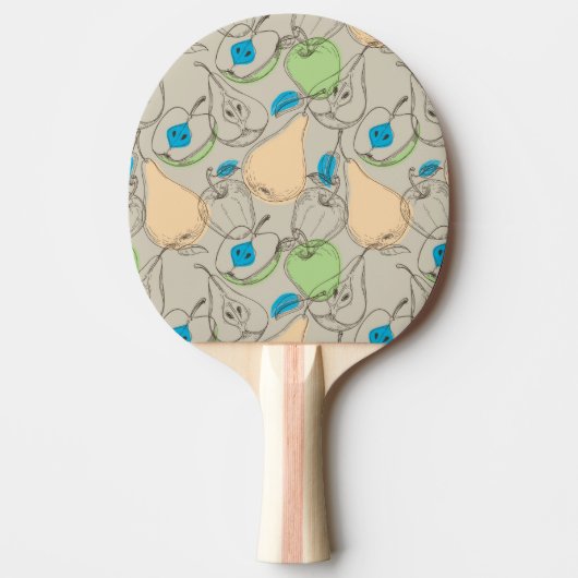 Raquette De Ping Pong Motif de fruits (Devant)