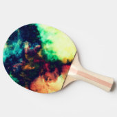 Raquette De Ping Pong Motif de fumée peint par cool d'abrégé sur (Côté)