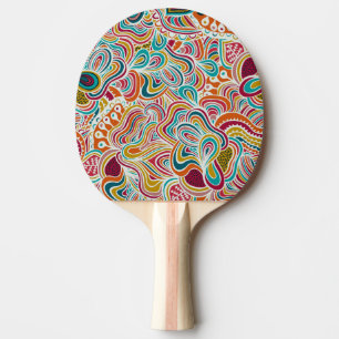 Raquette De Ping Pong Motif de gribouillage