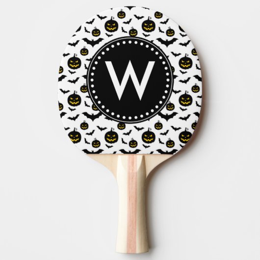 Raquette De Ping Pong Motif de Halloween (Devant)