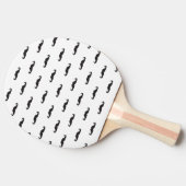 Raquette De Ping Pong Motif de hippie (Côté)