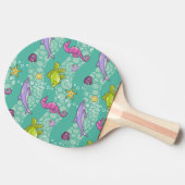 Raquette De Ping Pong Motif de mer d'été (Côté)