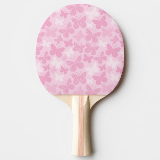 Raquette De Ping Pong Motif de papillon (Devant)