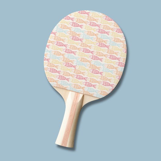 Raquette De Ping Pong Motif de poisson de capture côtière
