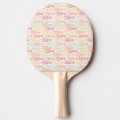 Raquette De Ping Pong Motif de poisson de capture côtière (Devant)