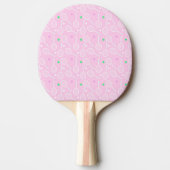 Raquette De Ping Pong Motif de raquette de tennis Pastel Pink (Devant)