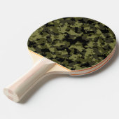 Raquette De Ping Pong Motif de style militaire camouflage (Devant Angle)