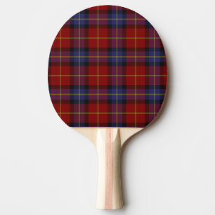 Raquette De Ping Pong Motif de tartan