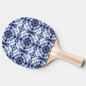 Raquette De Ping Pong Motif de teinture bleu foncé (Côté)