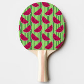 Raquette De Ping Pong Motif de tranches de pastèque (Dos)