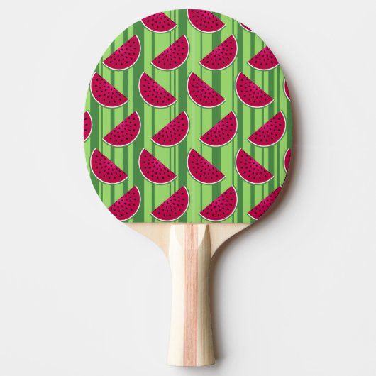 Raquette De Ping Pong Motif de tranches de pastèque (Devant)