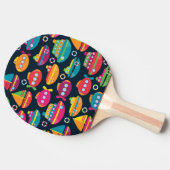 Raquette De Ping Pong Motif de transport d'océan (Côté)