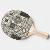 Raquette De Ping Pong Motif de tuile islamique Majolica (Côté)