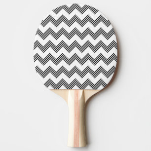 Raquette De Ping Pong Motif de zigzag géométrique 2