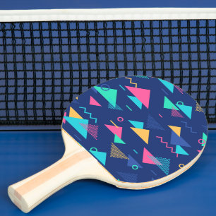 Raquette De Ping Pong Motif des années 80