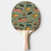 Raquette De Ping Pong Motif des aventures du camp d'entraînement (Devant)