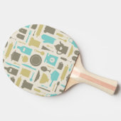 Raquette De Ping Pong Motif Des Outils De Cuisine (Côté)
