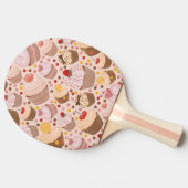 Raquette De Ping Pong Motif des petits gâteaux de célébration (Côté)