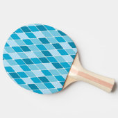 Raquette De Ping Pong Motif d'hiver de harlequin (Côté)