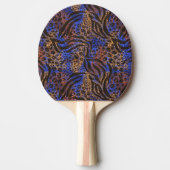 Raquette De Ping Pong Motif d'impression Leopard et Zebra (Devant)