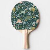 Raquette De Ping Pong Motif Dinosaur Vert (Devant)