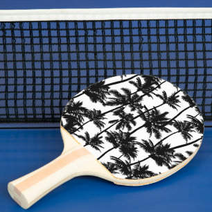 Raquette De Ping Pong Motif d'ombre Palm Tree