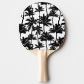 Raquette De Ping Pong Motif d'ombre Palm Tree (Devant)