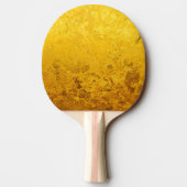 Raquette De Ping Pong Motif d'OR/feuille d'or PURS (Dos)