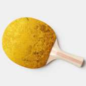 Raquette De Ping Pong Motif d'OR/feuille d'or PURS (Côté)