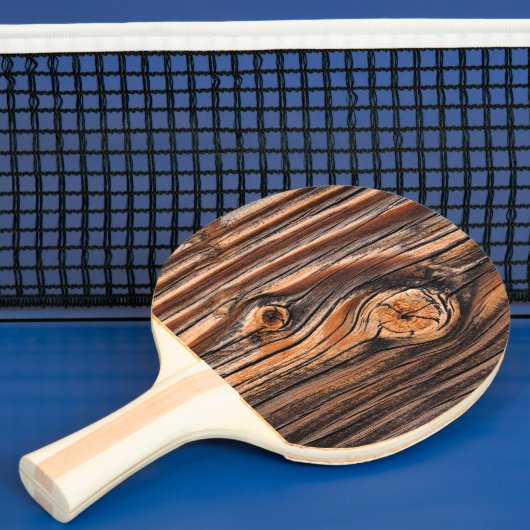 Raquette De Ping Pong Motif du grain de bois (Insitu)