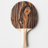 Raquette De Ping Pong Motif du grain de bois (Devant)