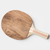 Raquette De Ping Pong motif en bois Brown (Côté)