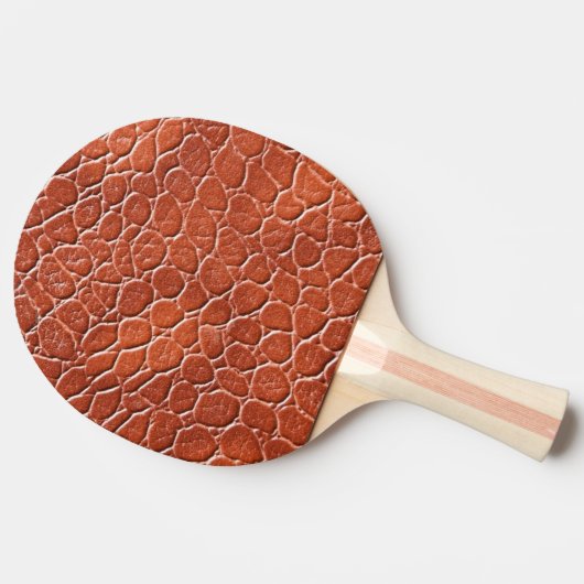 Raquette De Ping Pong Motif en cuir (Côté)