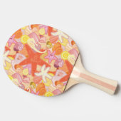 Raquette De Ping Pong Motif en pastel de créature de mer (Côté)