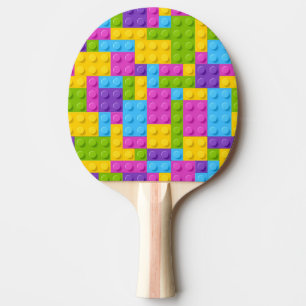 Raquette De Ping Pong Motif en plastique de blocs de construction